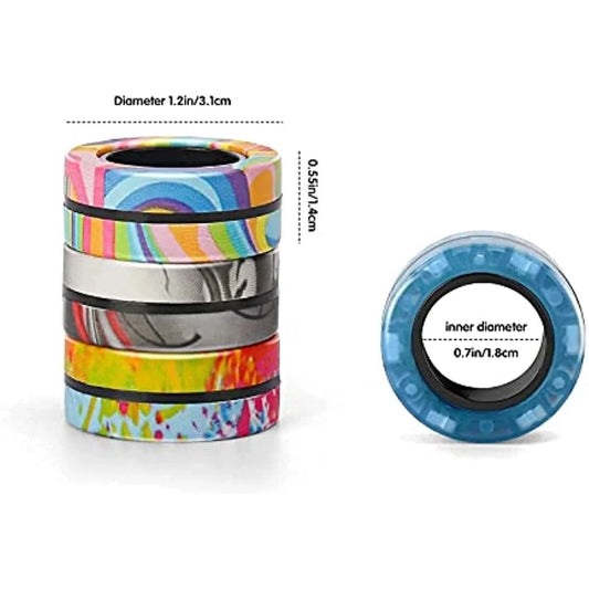 Stress Relief Fidget Rings Set - Fun Focus Tool for All Ages (3PCS) - Home Fads