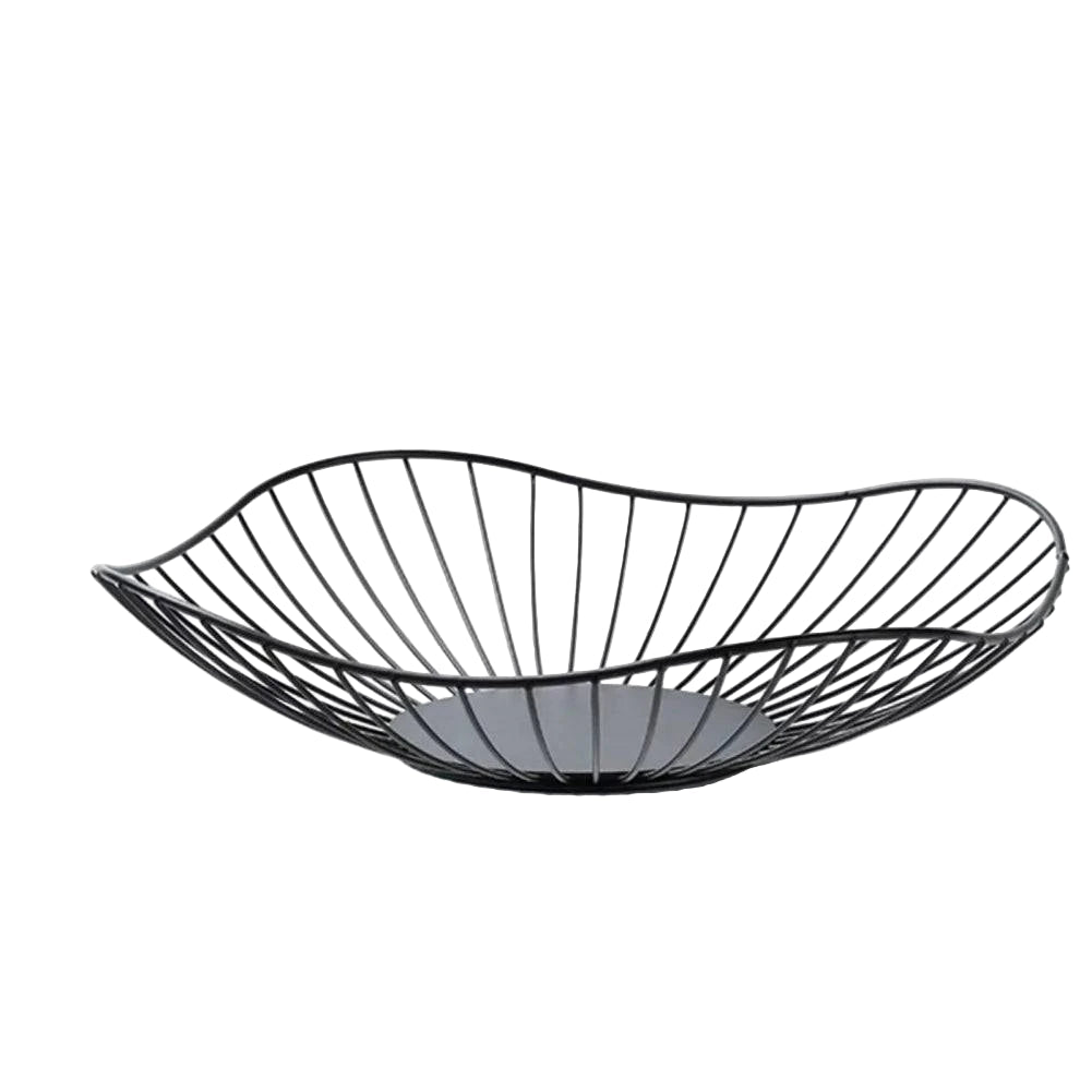 Stylish Metal Wire Fruit Basket: Choose from Four Unique Designs for Sophisticated Dining Table Decor in Black or Gold - Home Fads
