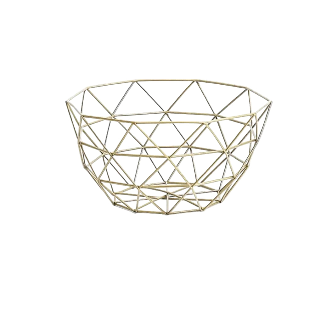 Stylish Metal Wire Fruit Basket: Choose from Four Unique Designs for Sophisticated Dining Table Decor in Black or Gold - Home Fads