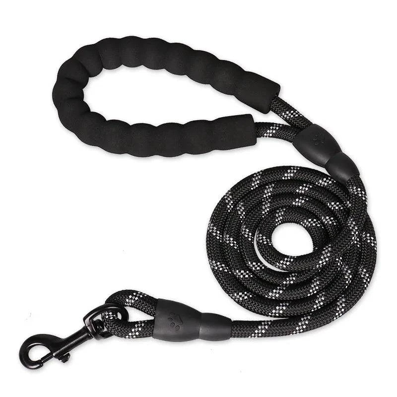 Stylish and Safe Dog Leashes with Soft Handle - Reinforced, quick release, and reflective Nylon Leash for Small, Medium, and Large Dogs - Home Fads
