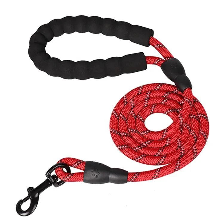 Stylish and Safe Dog Leashes with Soft Handle - Reinforced, quick release, and reflective Nylon Leash for Small, Medium, and Large Dogs - Home Fads