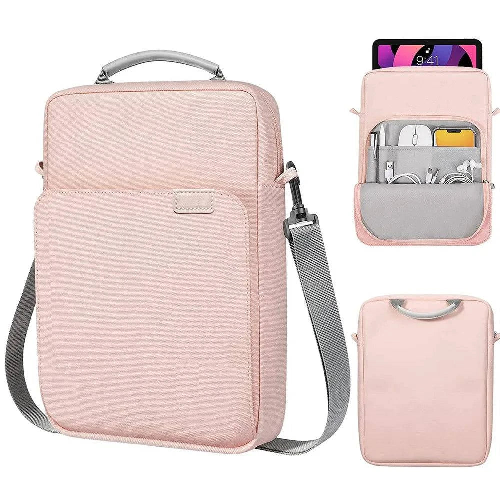 Premium Tablet Shoulder Bag for Various iPad and Tablet Models - Waterproof Case with Multiple Storage Compartments for Men and Women - Home Fads