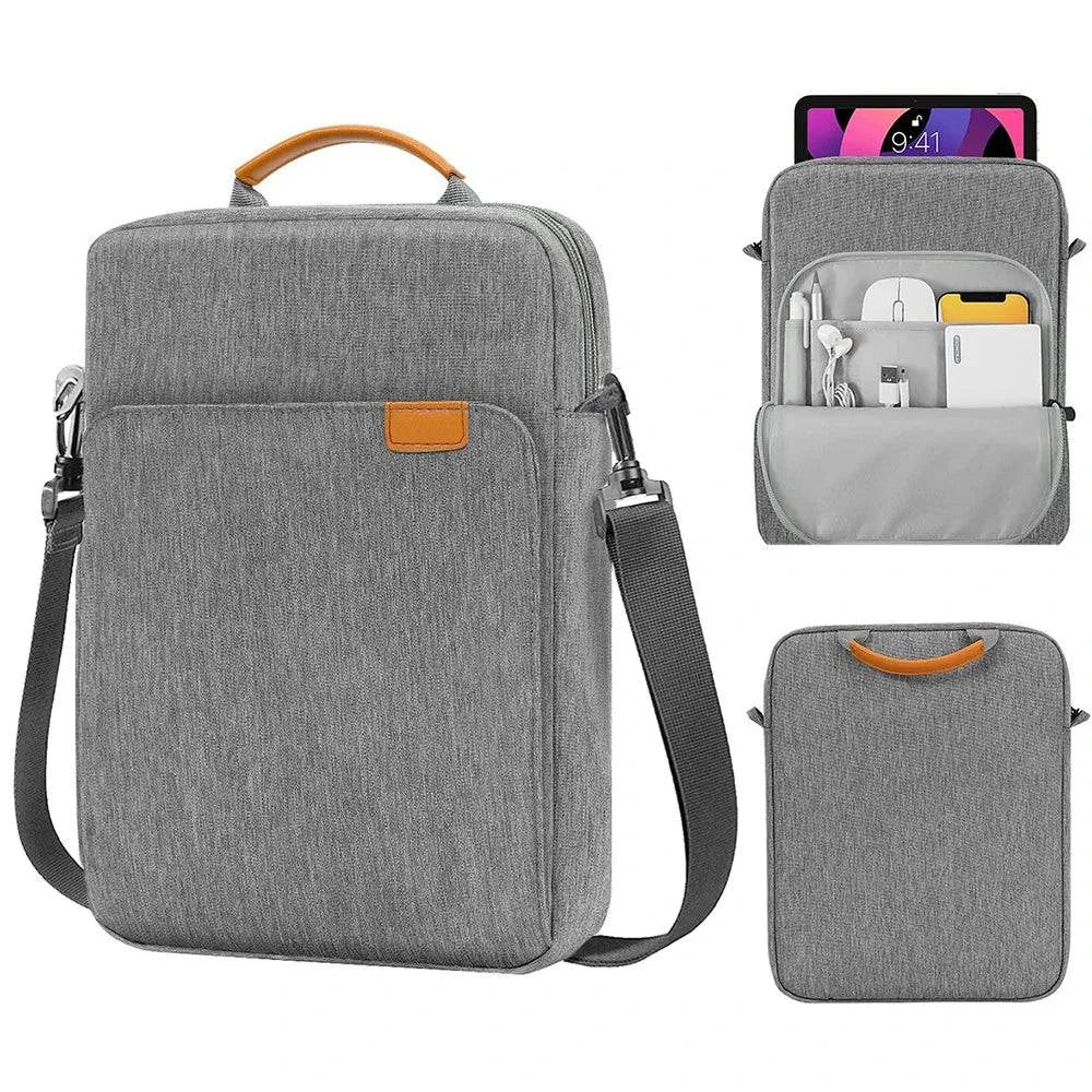 Premium Tablet Shoulder Bag for Various iPad and Tablet Models - Waterproof Case with Multiple Storage Compartments for Men and Women - Home Fads