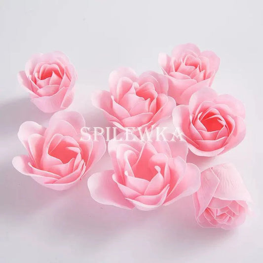 Timeless Elegance: 81-Piece Artificial Rose Flower Heads for Wedding, Engagement, and Anniversary Bouquets - Perfect Valentine's Day Gift - Home Fads