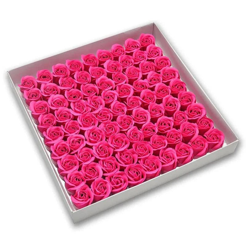 Timeless Elegance: 81-Piece Artificial Rose Flower Heads for Wedding, Engagement, and Anniversary Bouquets - Perfect Valentine's Day Gift - Home Fads