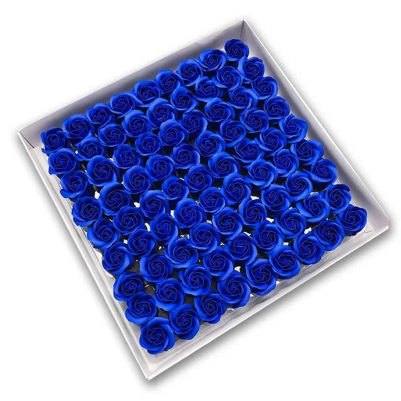 Timeless Elegance: 81-Piece Artificial Rose Flower Heads for Wedding, Engagement, and Anniversary Bouquets - Perfect Valentine's Day Gift - Home Fads