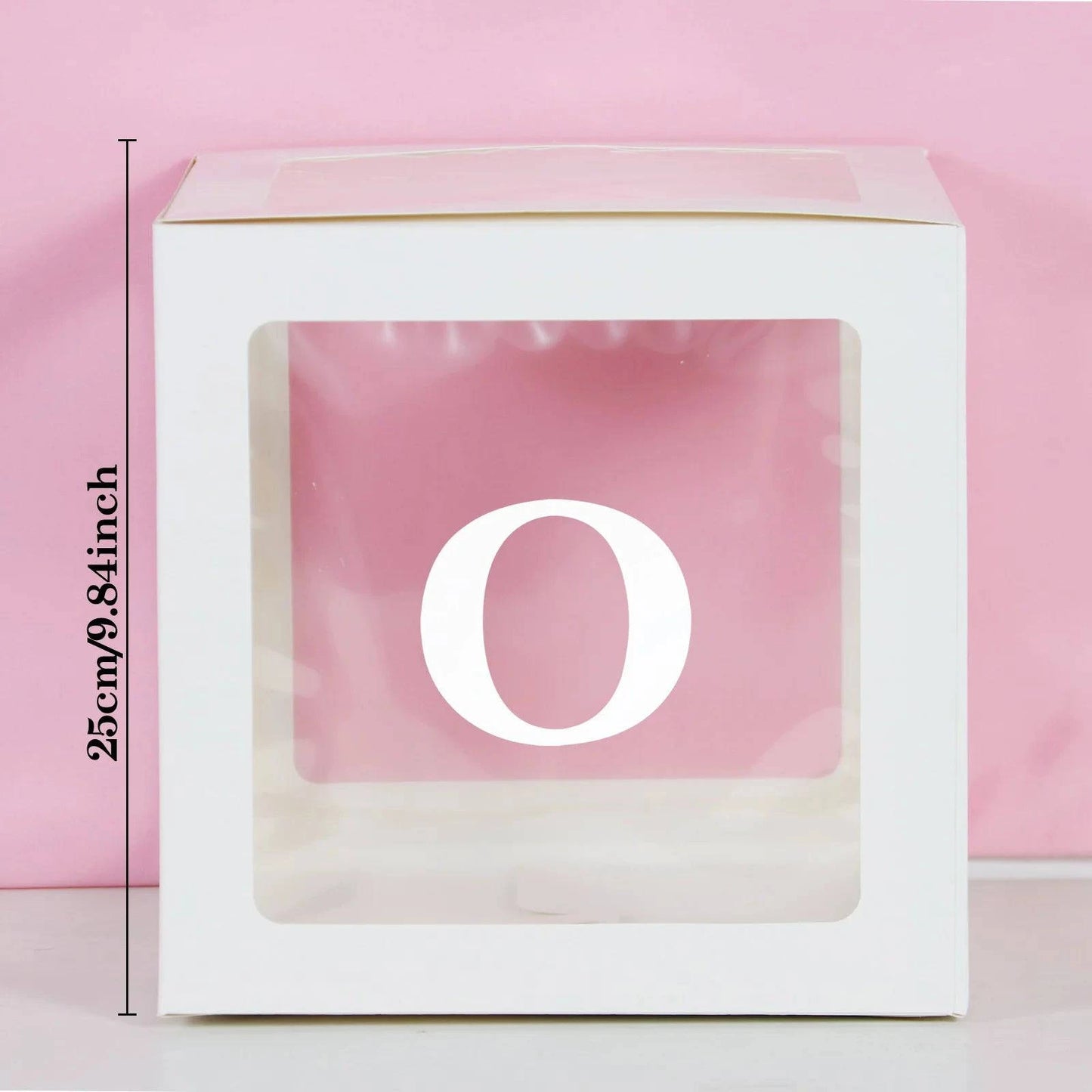 Transparent Letter Balloon Box - Perfect for Baby Showers, Birthdays, Gender Reveals, Weddings, Eid Celebrations, and 1st Birthday Parties - Home Fads