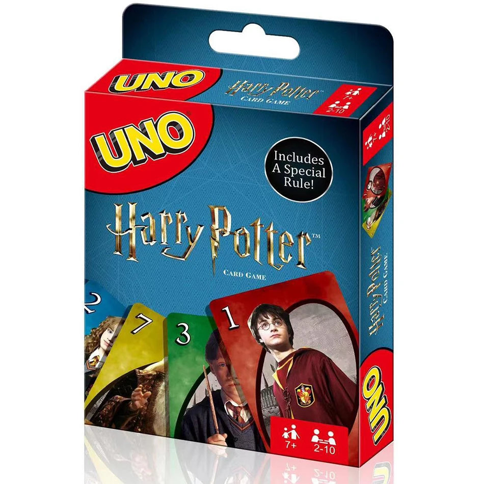 Uno Card Game – Themed Edition with Harry Potter, Frozen, Super Mario & More – Perfect for Adults and Kids, Ideal Birthday Gift - Home Fads
