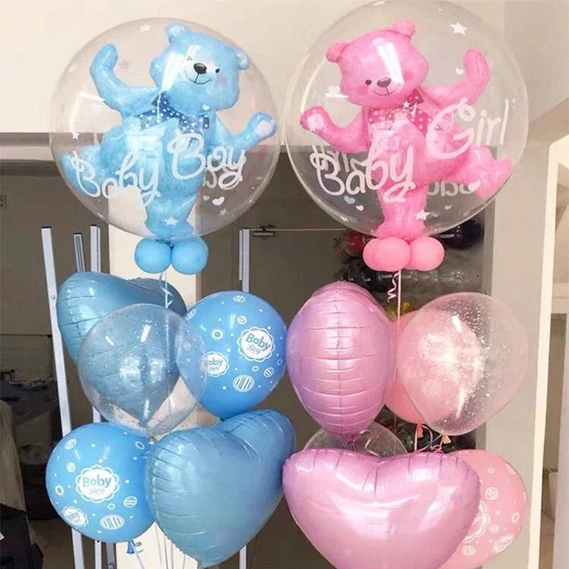 Versatile Baby Shower and Gender Reveal Party Decor Sets - Multiple Varieties Including Balloons, Banners, Photo Props, and More - Home Fads