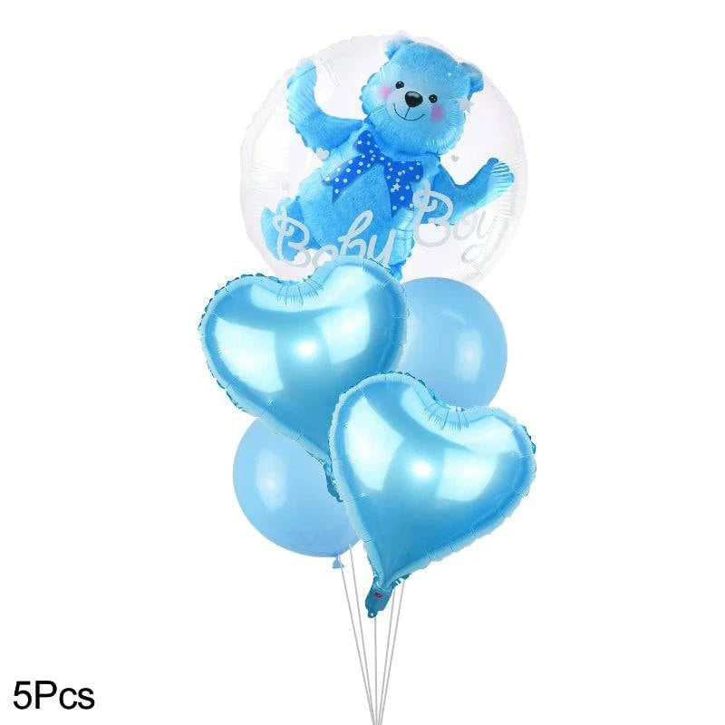 Versatile Baby Shower and Gender Reveal Party Decor Sets - Multiple Varieties Including Balloons, Banners, Photo Props, and More - Home Fads
