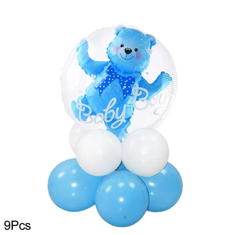 Versatile Baby Shower and Gender Reveal Party Decor Sets - Multiple Varieties Including Balloons, Banners, Photo Props, and More - Home Fads