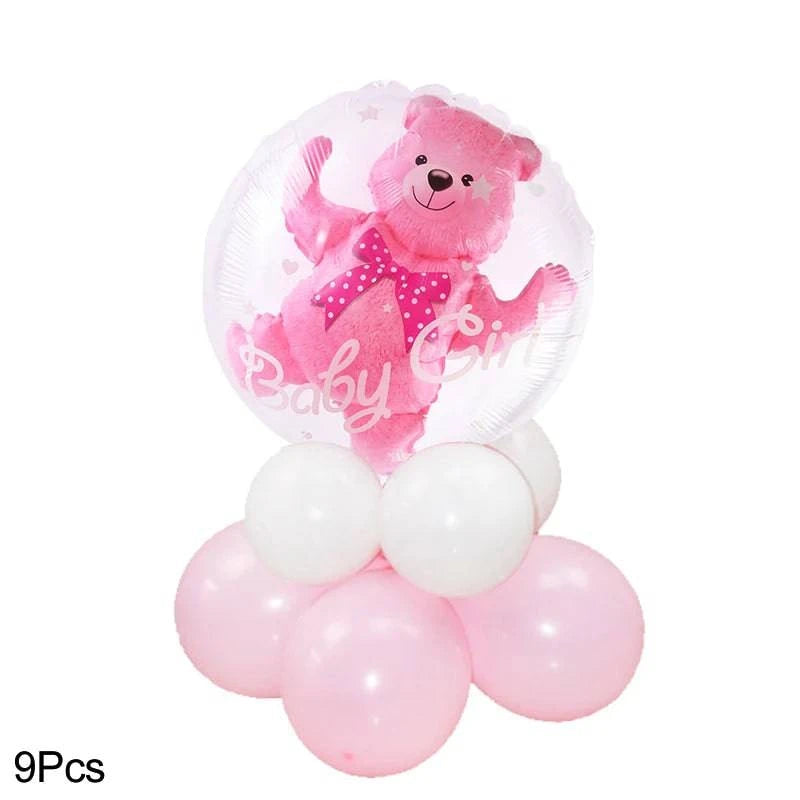 Versatile Baby Shower and Gender Reveal Party Decor Sets - Multiple Varieties Including Balloons, Banners, Photo Props, and More - Home Fads