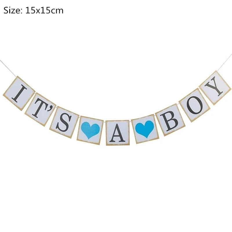 Versatile Baby Shower and Gender Reveal Party Decor Sets - Multiple Varieties Including Balloons, Banners, Photo Props, and More - Home Fads