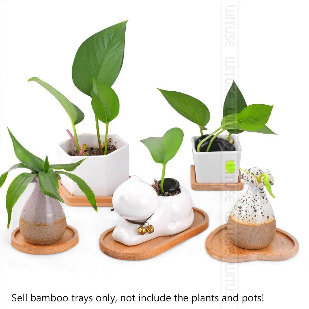 Versatile Bamboo Tray Holder - Bathroom Vanity Organizer for Soap Dispensers, Candles, Flower Pots, and Jewelry Storage Solution - Home Fads