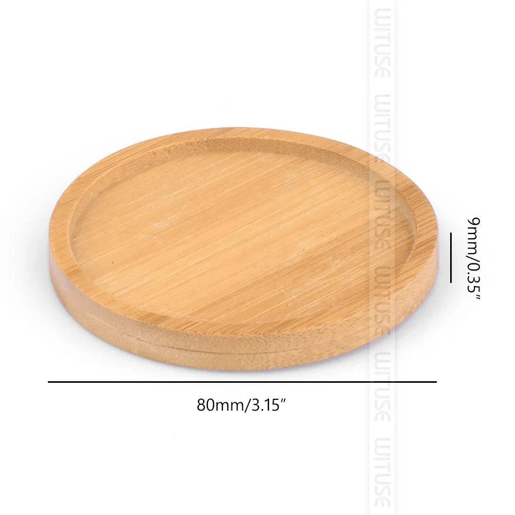 Versatile Bamboo Tray Holder - Bathroom Vanity Organizer for Soap Dispensers, Candles, Flower Pots, and Jewelry Storage Solution - Home Fads