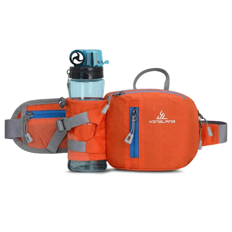 Versatile Waist Bag: Unisex Design with Convenient Water Bottle Holder and Phone Pocket - Secure Fit for Cycling, Jogging, or Running - Home Fads