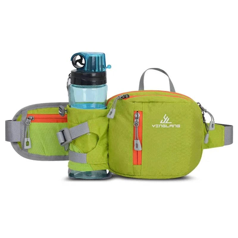 Versatile Waist Bag: Unisex Design with Convenient Water Bottle Holder and Phone Pocket - Secure Fit for Cycling, Jogging, or Running - Home Fads
