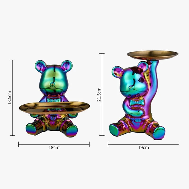 Vibrant Bear Coin Bank - Contemporary Accent with Functional Elegance - Home Fads