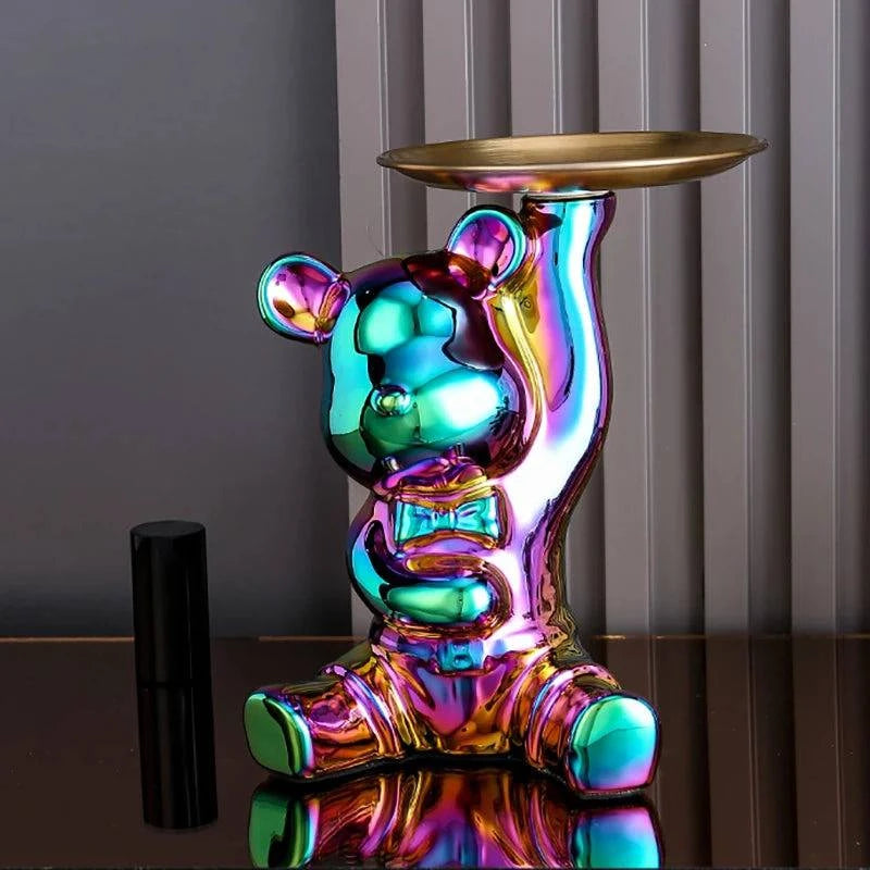 Vibrant Bear Coin Bank - Contemporary Accent with Functional Elegance - Home Fads