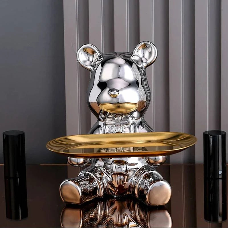 Vibrant Bear Coin Bank - Contemporary Accent with Functional Elegance - Home Fads