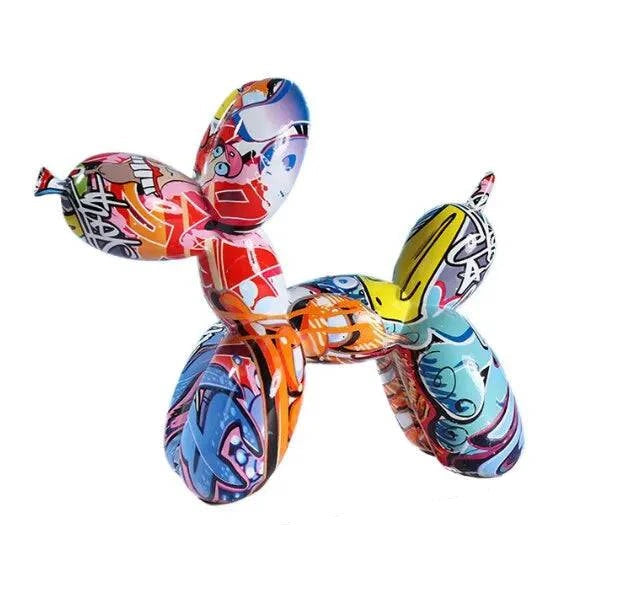 Vibrant Resin Balloon Dog Figurines: Decorative Accents for Modern Home Settings and Craft Projects - Home Fads