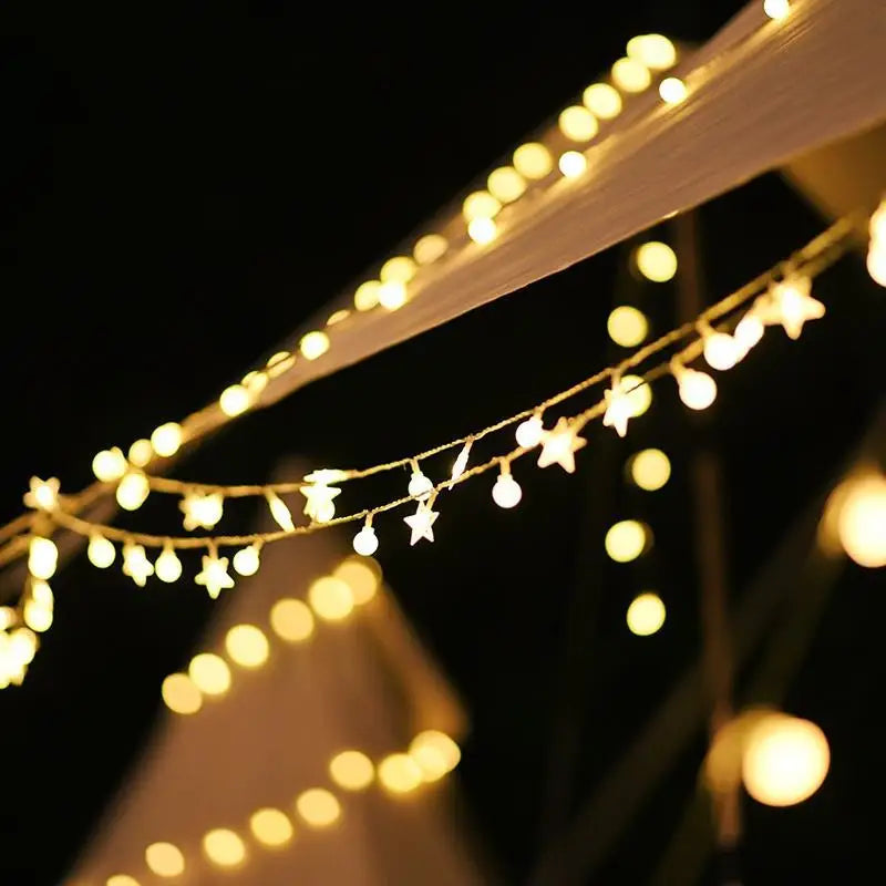 Waterproof Crystal Ball LED String Lights – Battery-Powered Decor for Indoor & Outdoor Use – Ideal for Holidays, Gardens & Events - Home Fads