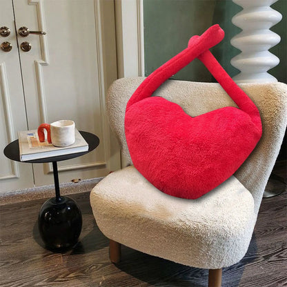 100% Bamboo Fiber Decorative Love Pillow – Luxurious Valentine's Day Gift for Couples, Friends, and Home Décor - Home Fads 