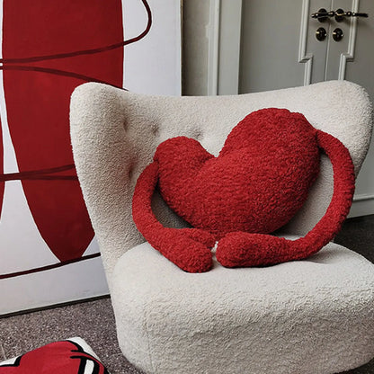 100% Bamboo Fiber Decorative Love Pillow – Luxurious Valentine's Day Gift for Couples, Friends, and Home Décor - Home Fads