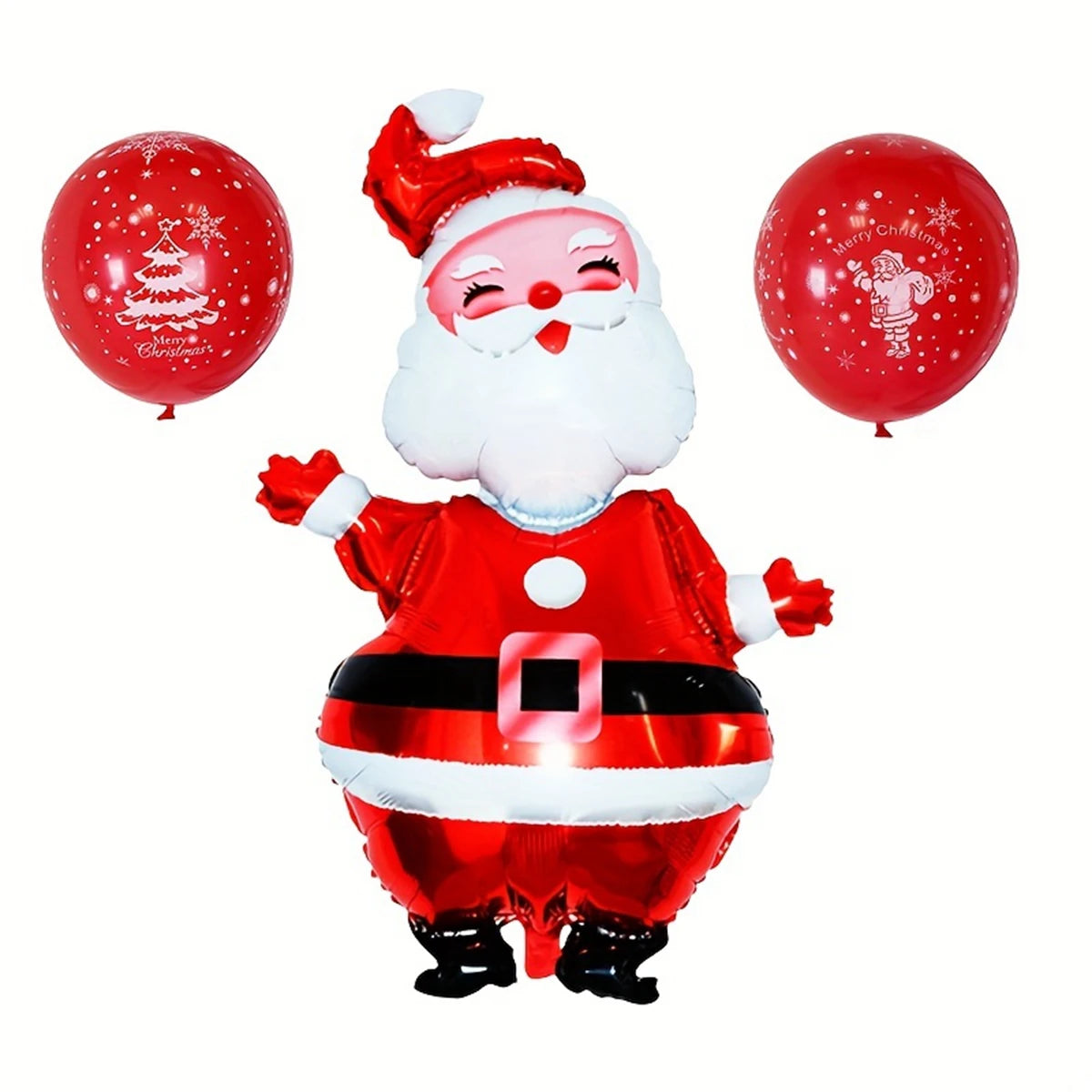 119cm Large Santa Aluminum Foil Balloon – Holiday Party Decoration - Home Fads 