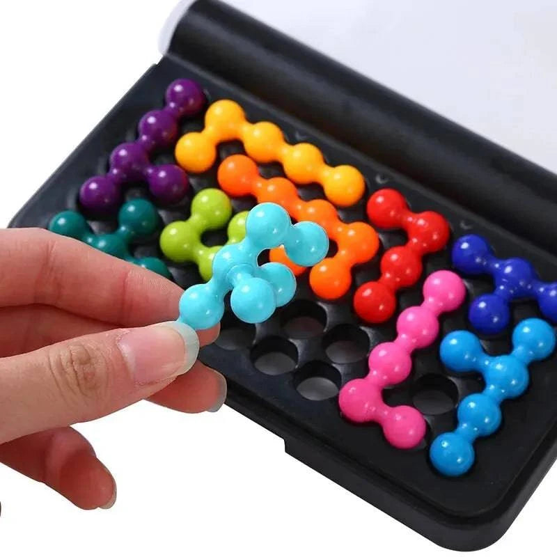 120 IQ Challenges 3D Puzzle Board Game | Classic Pyramid Plate | Logical Mind Activity | Montessori Toys for Kids & Teens | Perfect Gifts - Home Fads 