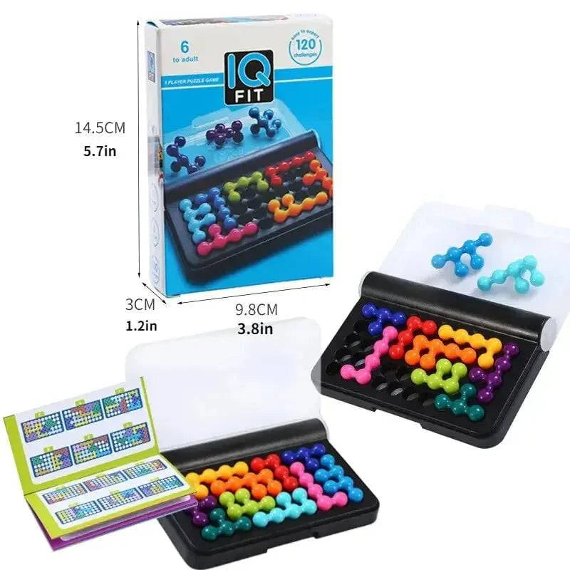 120 IQ Challenges 3D Puzzle Board Game | Classic Pyramid Plate | Logical Mind Activity | Montessori Toys for Kids & Teens | Perfect Gifts - Home Fads 