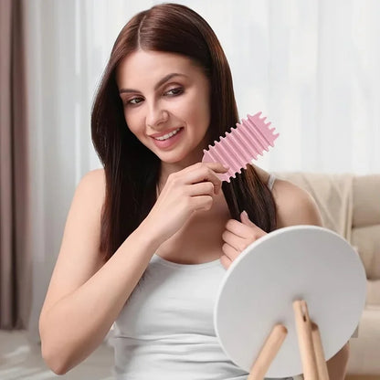 2-Piece Hair Styling Set – Curl-Defining Brush and Continuous Spray Mist Bottle, Detangling and Frizz Control for Curly and All Hair Types - Home Fads 