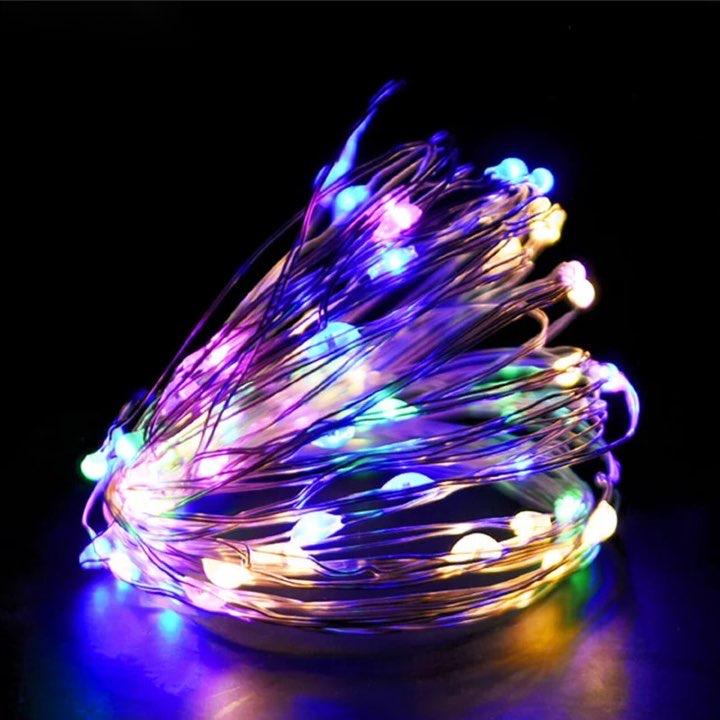 2M 20LED Festive Light String – Decorative LED Lights Featuring Snowflakes, Candy Canes, Snowmen, and More - Home Fads 