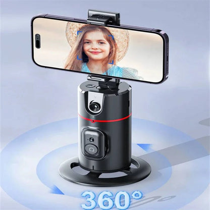 360° Auto Face Tracking Camera Monopod with Remote: AI-Powered, Intelligent Follow Stand, Selfie Stabilizer for Smartphone Vloggers - Home Fads 
