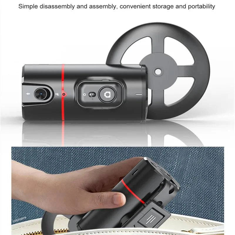 360° Auto Face Tracking Camera Monopod with Remote: AI-Powered, Intelligent Follow Stand, Selfie Stabilizer for Smartphone Vloggers - Home Fads 
