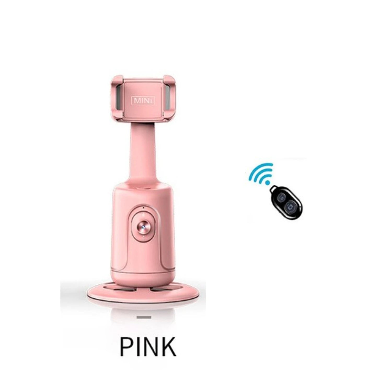 360° Auto Face Tracking Camera Monopod with Remote: AI-Powered, Intelligent Follow Stand, Selfie Stabilizer for Smartphone Vloggers - Home Fads 