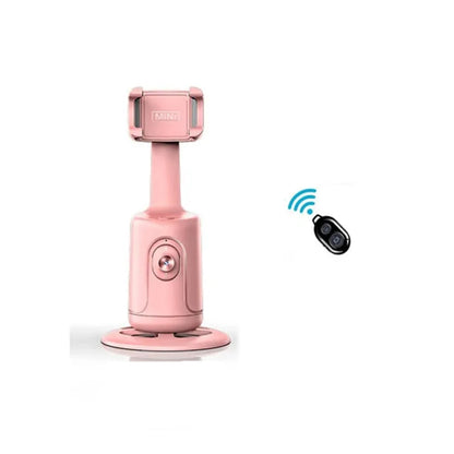 360° Auto Face Tracking Camera Monopod with Remote: AI-Powered, Intelligent Follow Stand, Selfie Stabilizer for Smartphone Vloggers - Home Fads 