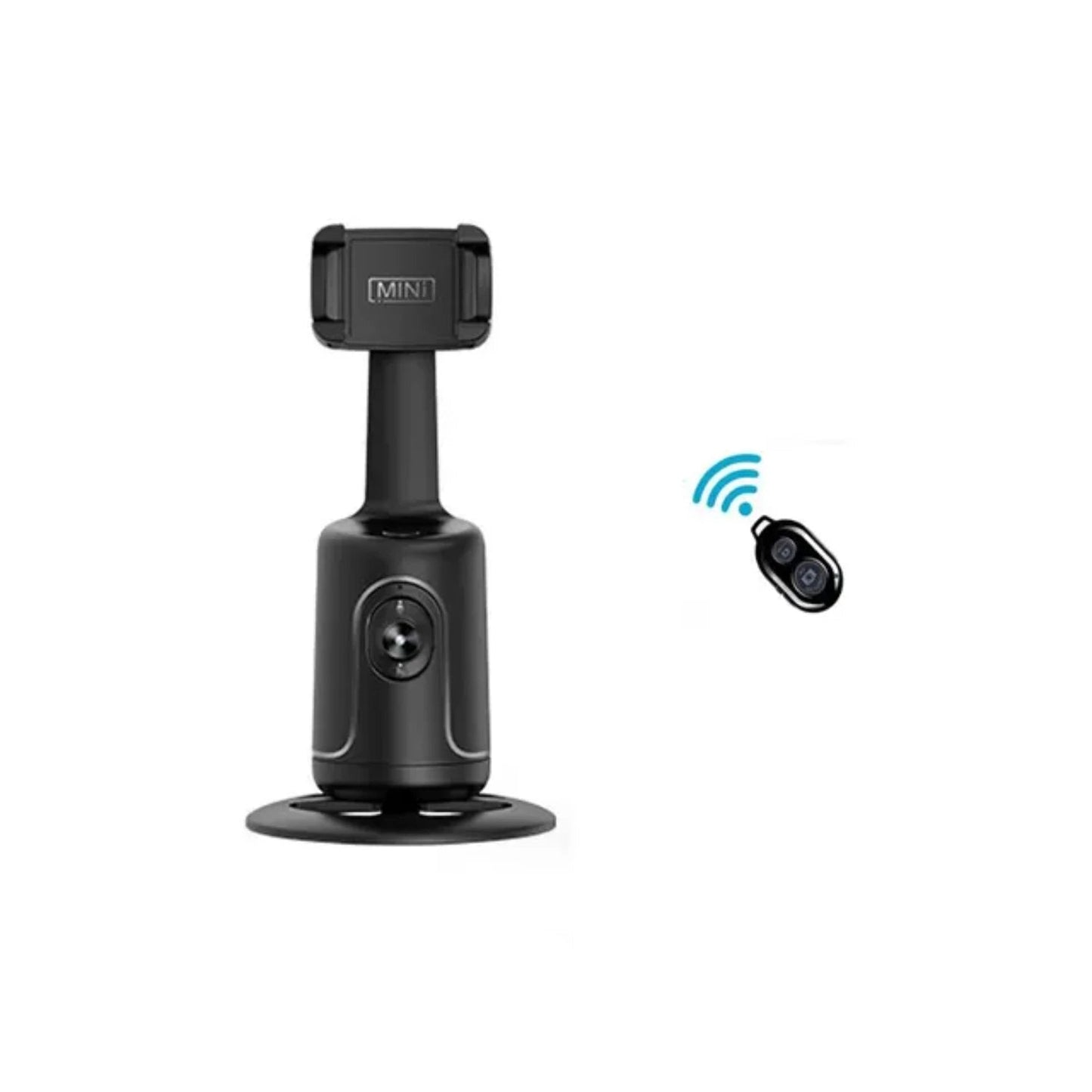 360° Auto Face Tracking Camera Monopod with Remote: AI-Powered, Intelligent Follow Stand, Selfie Stabilizer for Smartphone Vloggers - Home Fads 
