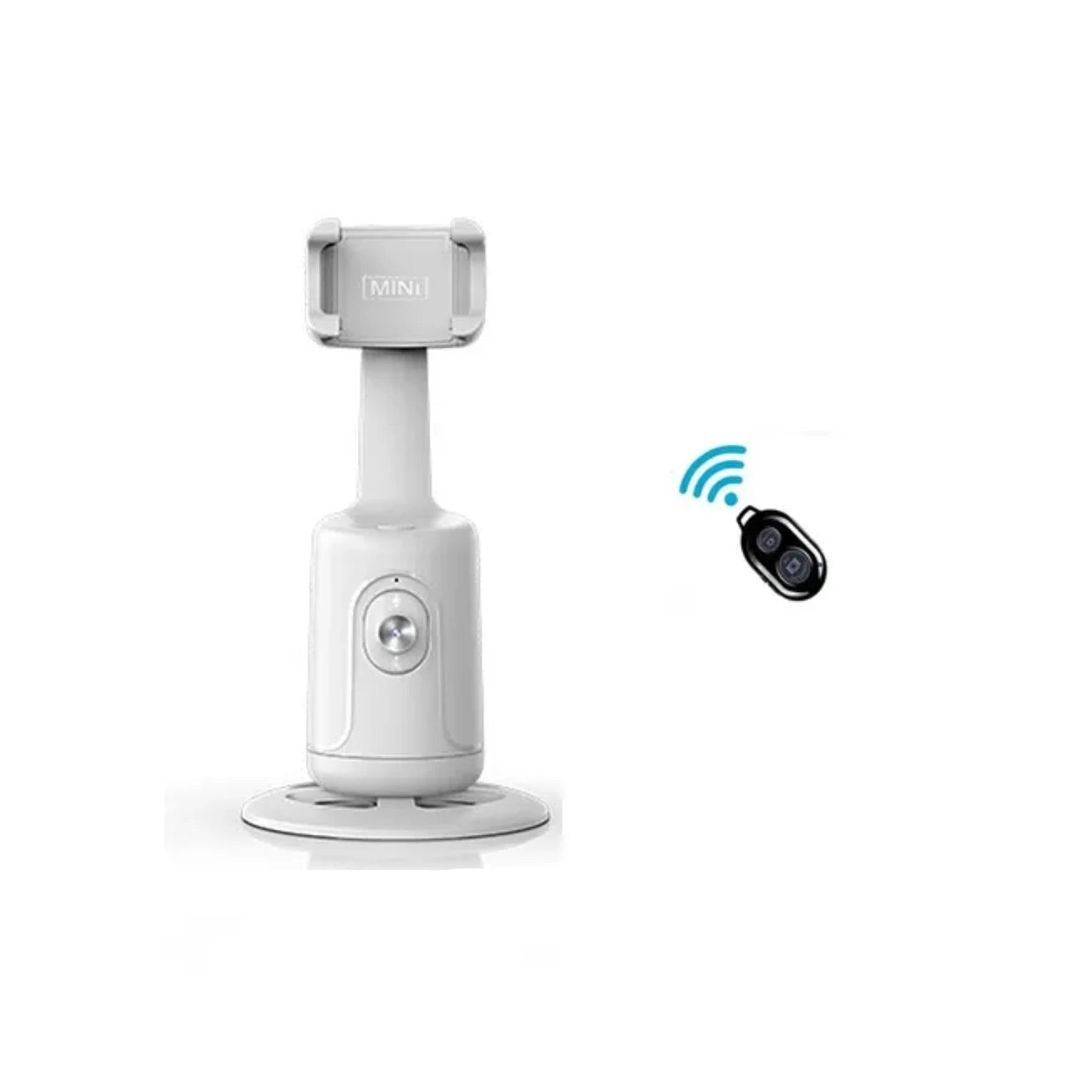 360° Auto Face Tracking Camera Monopod with Remote: AI-Powered, Intelligent Follow Stand, Selfie Stabilizer for Smartphone Vloggers - Home Fads 