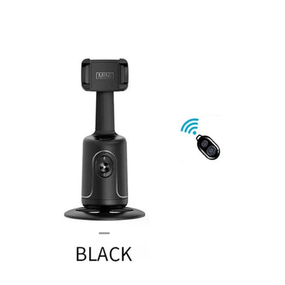 360° Auto Face Tracking Camera Monopod with Remote: AI-Powered, Intelligent Follow Stand, Selfie Stabilizer for Smartphone Vloggers - Home Fads 