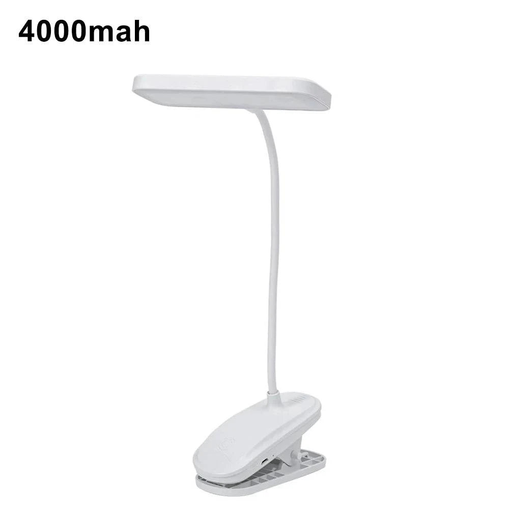 360° Flexible Clip-on LED Desk Lamp USB Rechargeable - Ideal for Bedroom, Study, Reading, Office, and Work - Home Fads 