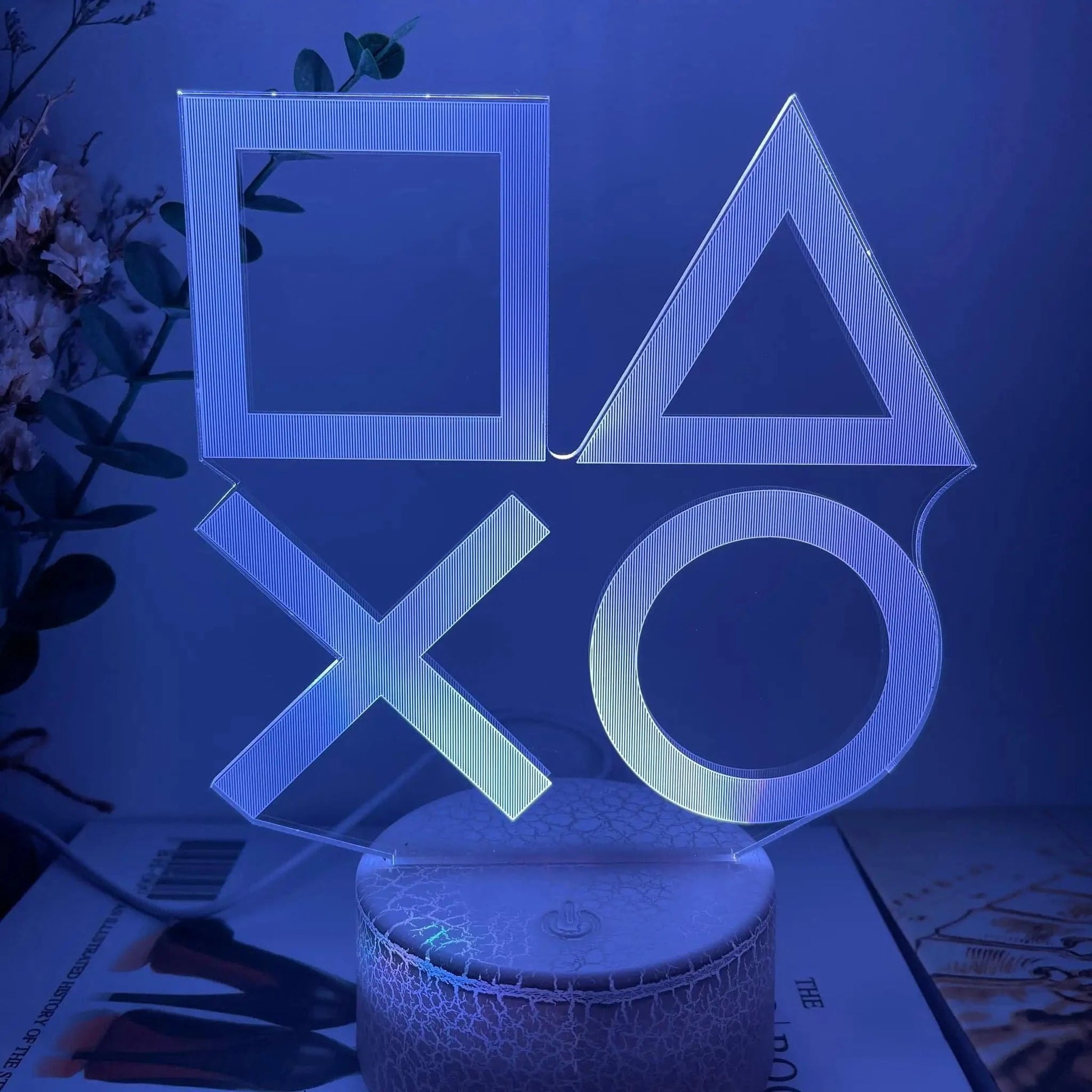 3D Illusion LED Gaming RGB Lamp - USB Powered Night Lights for Gaming Room - Children's Bedroom Lamp - Home Fads 