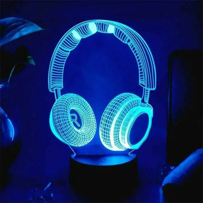3D Illusion LED Gaming RGB Lamp - USB Powered Night Lights for Gaming Room - Children's Bedroom Lamp - Home Fads 
