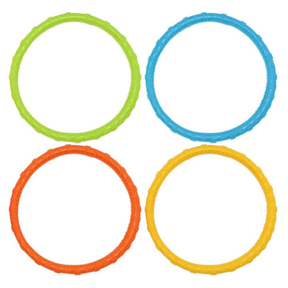 4-Piece Summer Pool Diving Toys Set - Multicolor Swim Dive Toy Set for Creative Underwater Fun (Choose from Torpedoes, Rods, Rings, or Soft Spheres) - Home Fads 