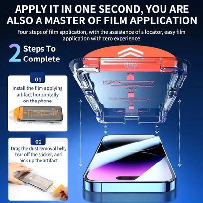 8K Oleophobic Coating Tempered Glass Screen Protector for iPhone - Superior Scratch and Shatter Defense - Dust-Free Installation - Clear or Anti-Spy - Home Fads