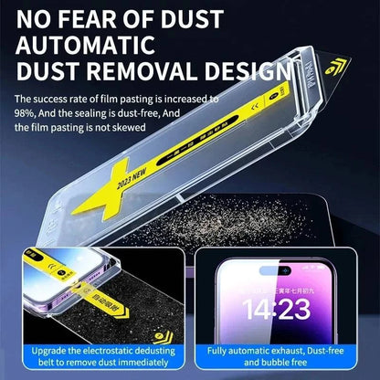 8K Oleophobic Coating Tempered Glass Screen Protector for iPhone - Superior Scratch and Shatter Defense - Dust-Free Installation - Clear or Anti-Spy - Home Fads