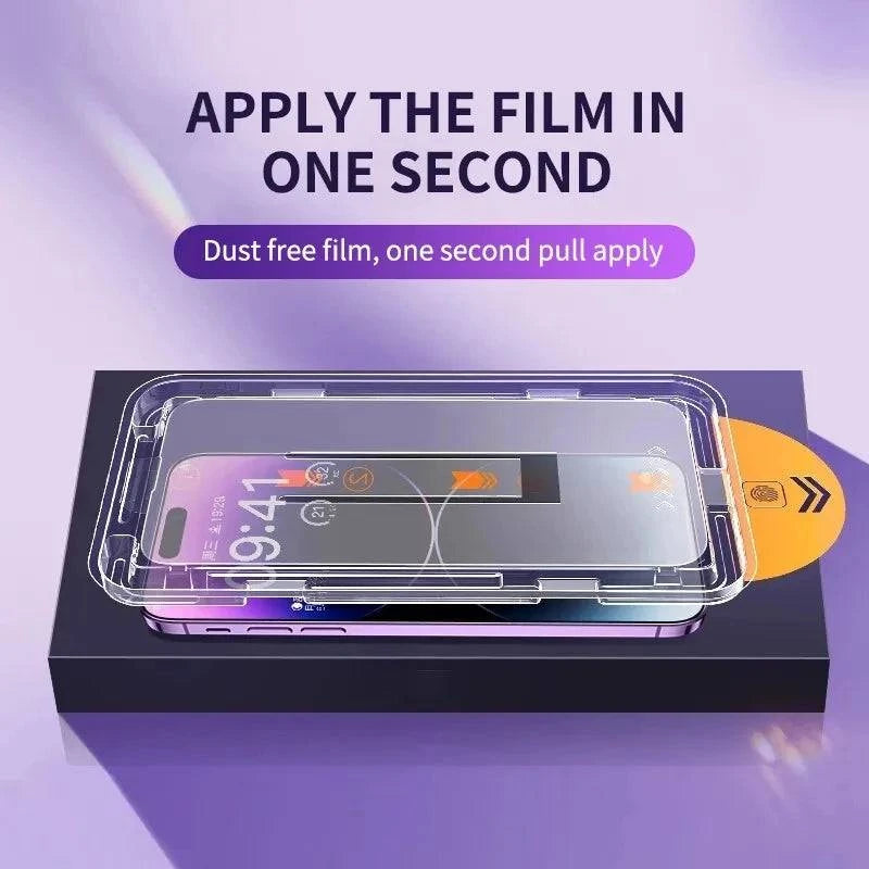 8K Oleophobic Coating Tempered Glass Screen Protector for iPhone - Superior Scratch and Shatter Defense - Dust-Free Installation - Clear or Anti-Spy - Home Fads