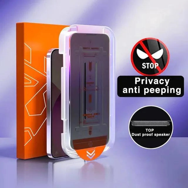 8K Oleophobic Coating Tempered Glass Screen Protector for iPhone - Superior Scratch and Shatter Defense - Dust-Free Installation - Clear or Anti-Spy - Home Fads
