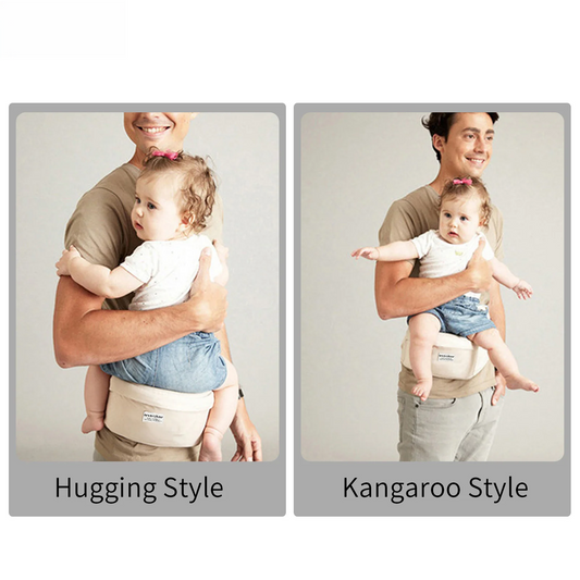 Adjustable Baby Carrier with Waist Stool – Ergonomic Hip Seat Sling for Infants and Toddlers, Front & Face-to-Face Positions - Home Fads 