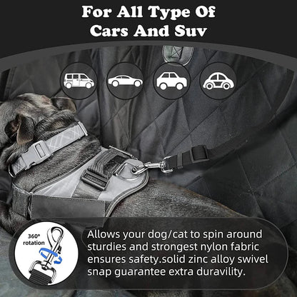 Adjustable Pet Travel Harness: Secure Seat Belt Restraint for Dogs and Cats in Cars - Home Fads 